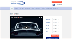 Desktop Screenshot of belroyalmotors.com